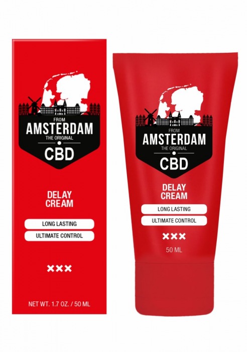 Крем-пролонгатор CBD from Amsterdam Delay Cream - 50 мл. - Shots Media BV - купить с доставкой в Дзержинске