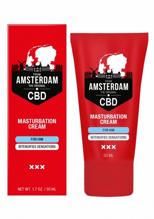 Крем для мастурбации для мужчин CBD from Amsterdam Masturbation Cream For Him - 50 мл. - Shots Media BV - купить с доставкой в Дзержинске