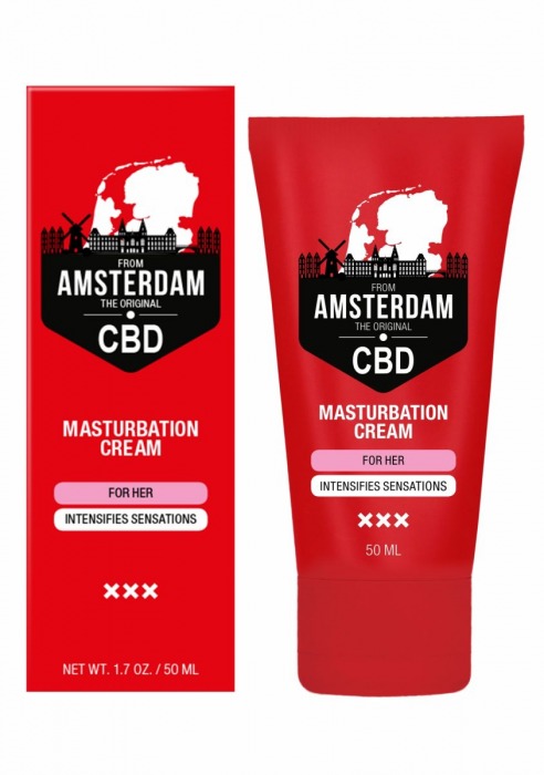 Крем для мастурбации для женщин CBD from Amsterdam Masturbation Cream For Her - 50 мл. - Shots Media BV - купить с доставкой в Дзержинске