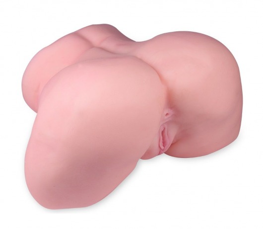 Реалистичный мастурбатор-полуторс с 2 рабочими отверстиями - S-HANDE - в Дзержинске купить с доставкой