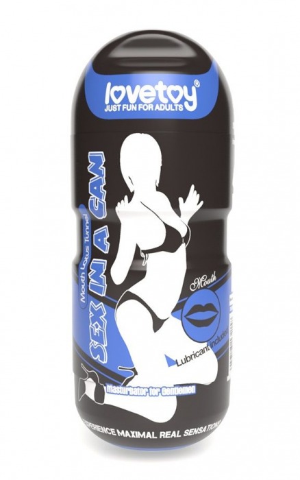 Мастурбатор-ротик с вибрацией Sex In A Can Mouth Lotus Tunnel - Lovetoy - в Дзержинске купить с доставкой