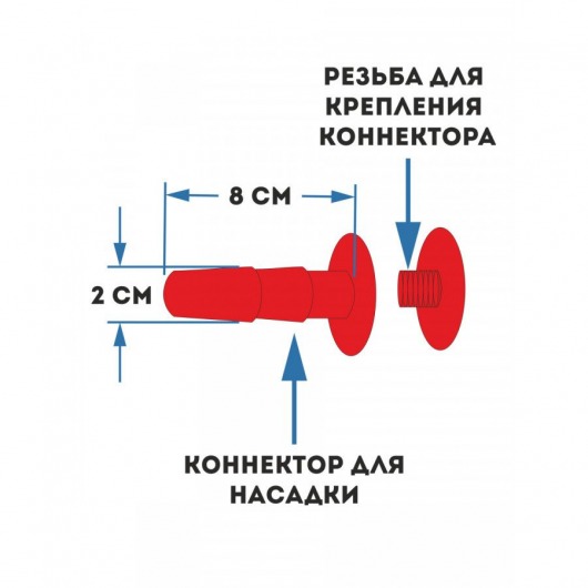 Женский страпон с 2 насадками «Двойной удар» - размер М-ХХL - Sitabella - купить с доставкой в Дзержинске