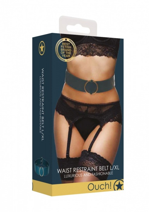 Зеленый ремень Halo Waist Belt - размер L-XL - Shots Media BV - купить с доставкой в Дзержинске