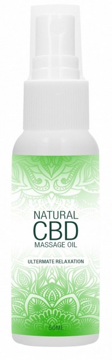 Массажное масло Natural CBD Massage Oil - 50 мл. - Shots Media BV - купить с доставкой в Дзержинске