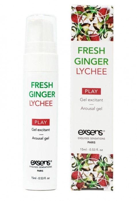 Возбуждающий гель Fresh Ginger Lychee Arousal Gel - 15 мл. - Exsens - купить с доставкой в Дзержинске