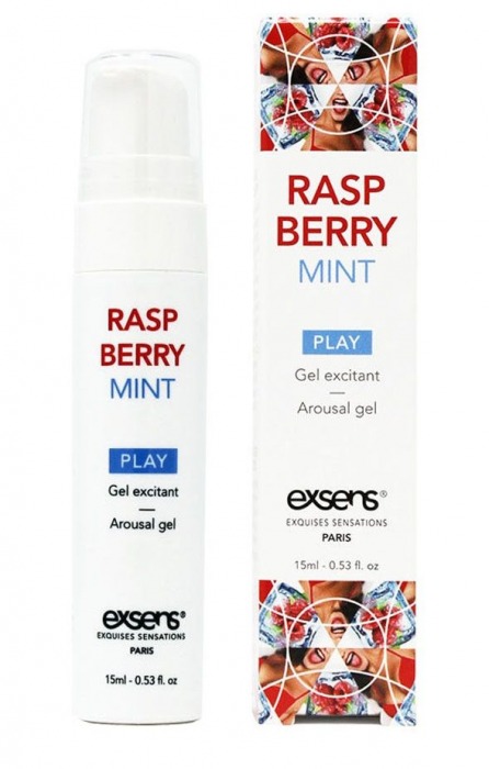 Возбуждающий гель Raspberry Mint с ароматом малины и мяты - 15 мл. - Exsens - купить с доставкой в Дзержинске