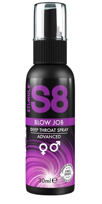 Лубрикант для орального секса S8 Deep Throat Spray - 30 мл. - Stimul8 - купить с доставкой в Дзержинске