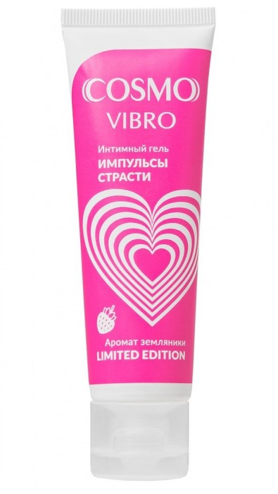 Возбуждающий гель на водно-силиконовой основе Cosmo Vibro с ароматом земляники - 50 гр. - Биоритм - купить с доставкой в Дзержинске