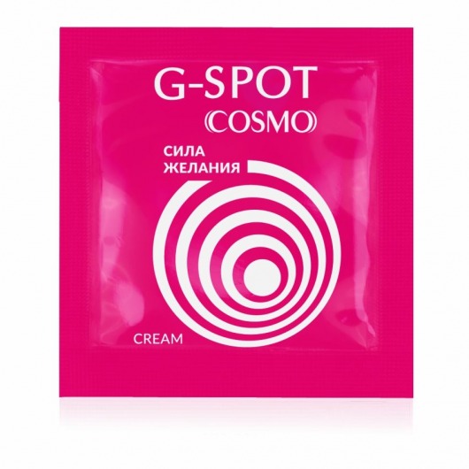 Стимулирующий интимный крем для женщин Cosmo G-spot - 2 гр. - Биоритм - купить с доставкой в Дзержинске