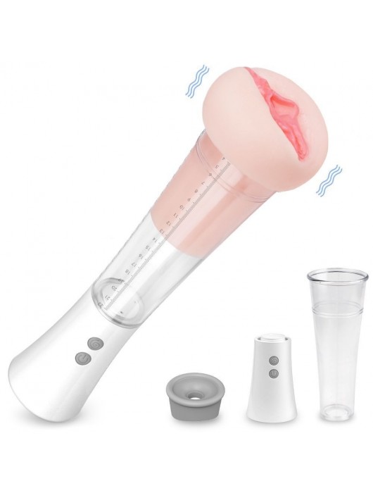 Автоматическая вакуумная помпа с реалистичной мягкой вставкой Max Kit - S-HANDE - в Дзержинске купить с доставкой