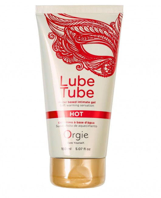 Интимный гель на водной основе Lube Tube Hot с разогревающим эффектом - 150 мл. - ORGIE - купить с доставкой в Дзержинске