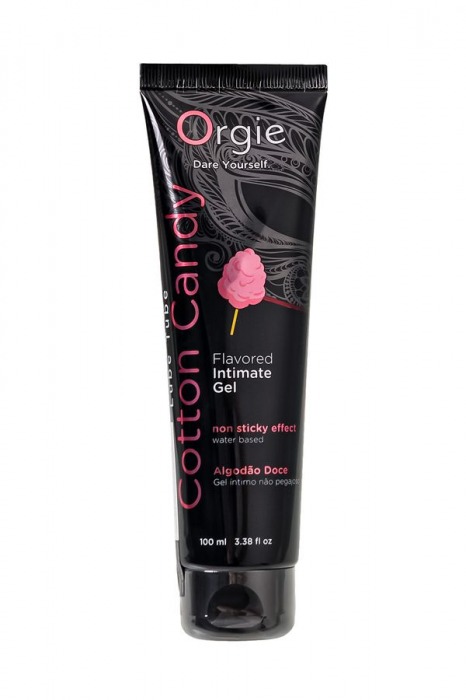 Интимный гель на водной осное Lube Tube Cotton Candy со вкусом сахарной ваты - 100 мл. - ORGIE - купить с доставкой в Дзержинске