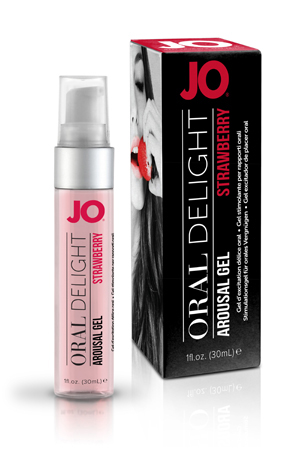 Клубничный лубрикант для оральных ласк Oral Delight Strawberry Sensation - 30 мл. - System JO - купить с доставкой в Дзержинске