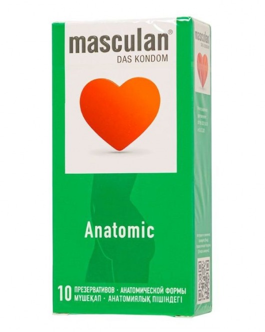 Презервативы анатомической формы Masculan Anatomic - 10 шт. - Masculan - купить с доставкой в Дзержинске