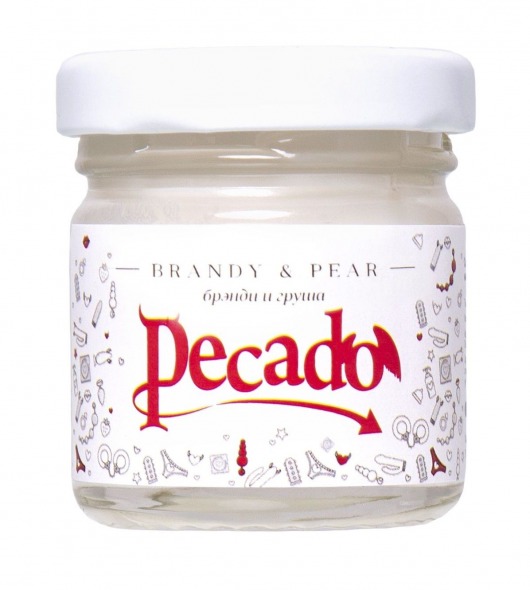 Массажная свеча Brandy   Pear - 35 мл. - Pecado - купить с доставкой в Дзержинске