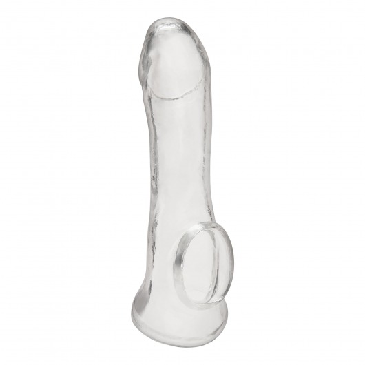 Прозрачная насадка на пенис Transparent Penis Enhancing Sleeve Extension - 15,9 см. - BlueLine - в Дзержинске купить с доставкой