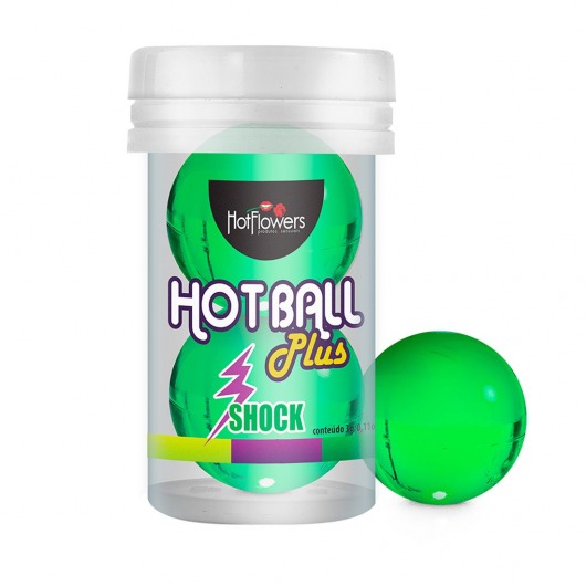 Лубрикант на силиконовой основе Hot Ball Plus с покалывающим эффектом (2 шарика по 3 гр.) - HotFlowers - купить с доставкой в Дзержинске