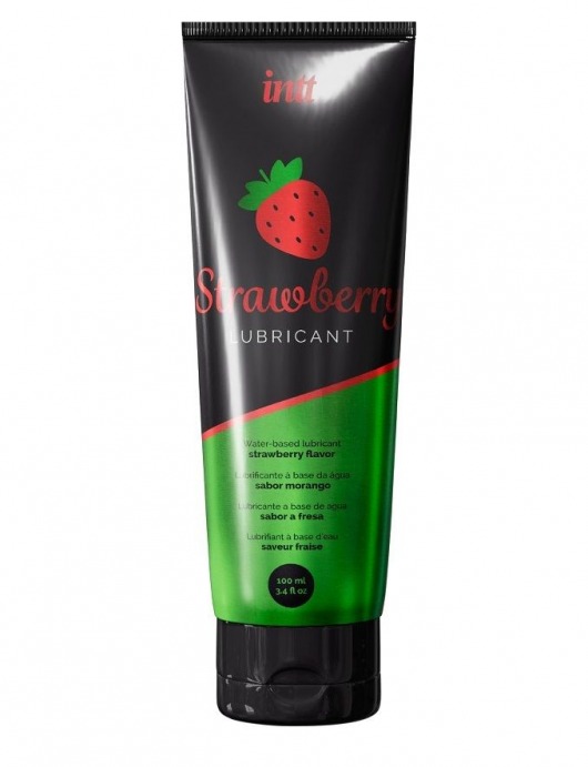 Смазка на водной основе с ароматом клубники Strawberry Lubricant - 100 мл. - INTT - купить с доставкой в Дзержинске