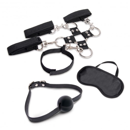 Набор для фиксации из 7 предметов Hogtie   Ball Gag Kit - Lux Fetish - купить с доставкой в Дзержинске