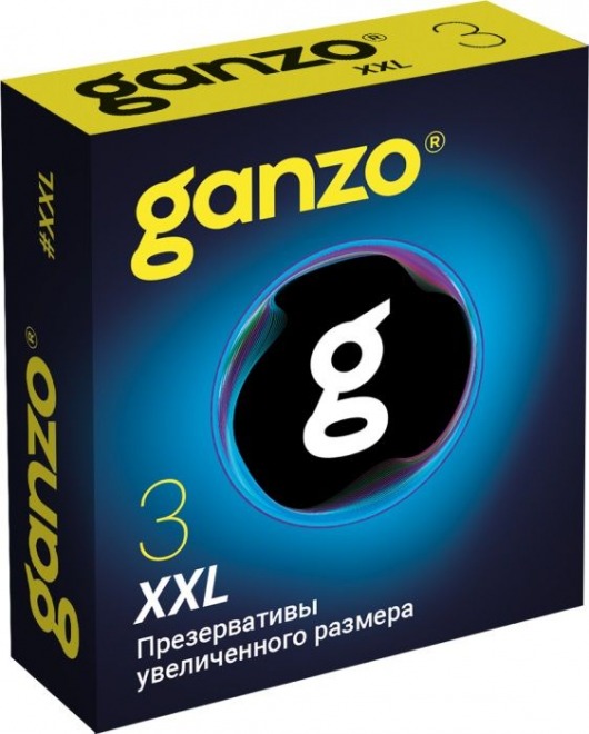 Презервативы увеличенного размера Ganzo XXL - 3 шт. - Ganzo - купить с доставкой в Дзержинске