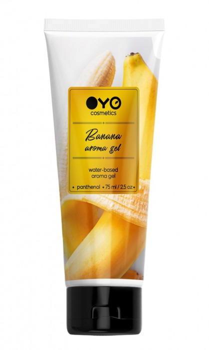 Лубрикант на водной основе OYO Aroma Gel Banana с ароматом банана - 75 мл. - OYO - купить с доставкой в Дзержинске