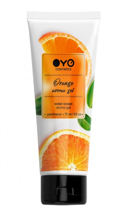 Лубрикант на водной основе OYO Aroma Gel Orange с ароматом апельсина - 75 мл. - OYO - купить с доставкой в Дзержинске