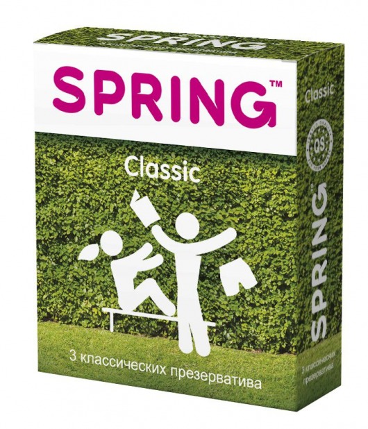 Классические презервативы SPRING CLASSIC - 3 шт. - SPRING - купить с доставкой в Дзержинске