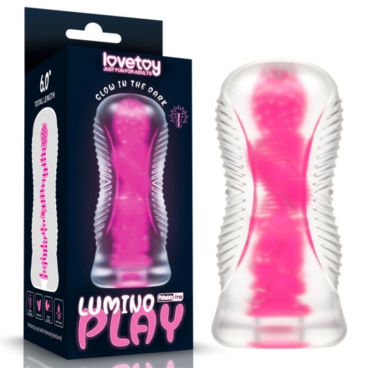 Светящийся в темноте мастурбатор 6.0 Lumino Play Masturbator - Lovetoy - в Дзержинске купить с доставкой