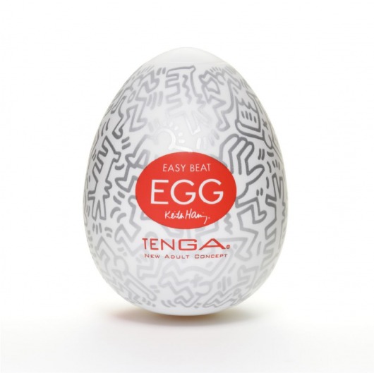 Мастурбатор-яйцо Keith Haring EGG PARTY - Tenga - в Дзержинске купить с доставкой
