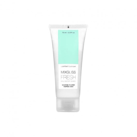 Лубрикант с охлаждающим эффектом Mixgliss Fresh Pepper Mint - 70 мл. - Strap-on-me - купить с доставкой в Дзержинске