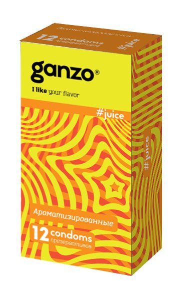 Ароматизированные презервативы Ganzo Juice - 12 шт. - Ganzo - купить с доставкой в Дзержинске