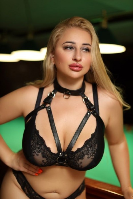 Черная кожаная сбруя с ошейником plus size из нежной кожи - БДСМ Арсенал - купить с доставкой в Дзержинске