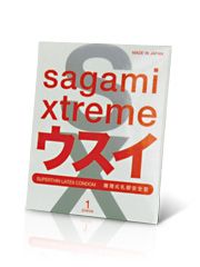 Ультратонкий презерватив Sagami Xtreme SUPERTHIN - 1 шт. - Sagami - купить с доставкой в Дзержинске