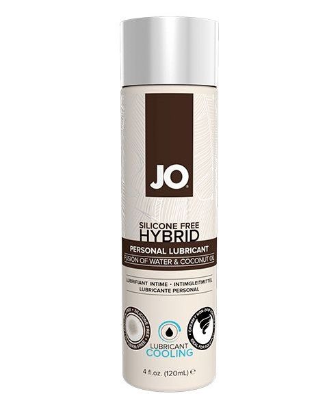 Водно-масляный лубрикант с охлаждающим эффектом JO Silicon free Hybrid Lubricant COOLING - 120 мл. - System JO - купить с доставкой в Дзержинске