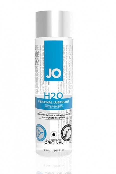 Нейтральный лубрикант на водной основе JO Personal Lubricant H2O - 120 мл. - System JO - купить с доставкой в Дзержинске