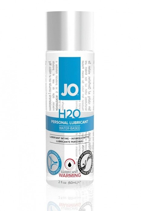 Возбуждающий лубрикант на водной основе JO Personal Lubricant H2O Warming - 60 мл. - System JO - купить с доставкой в Дзержинске