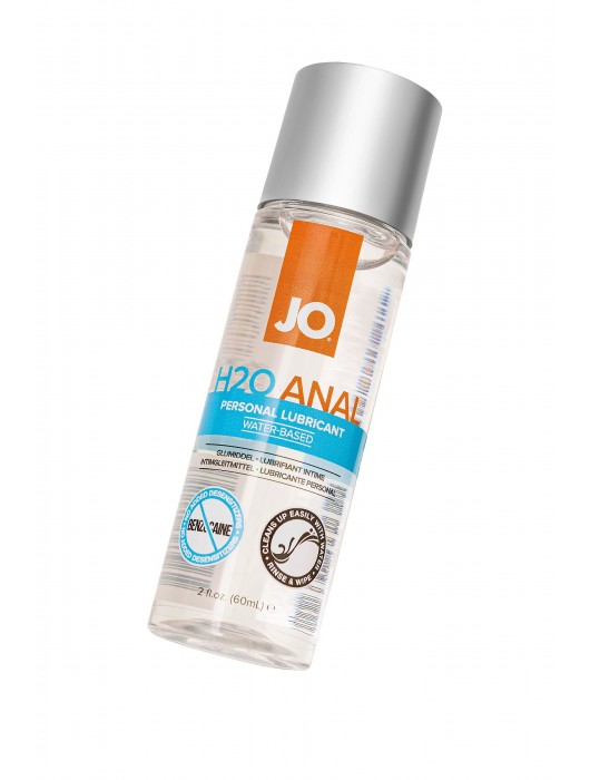 Анальный лубрикант на водной основе JO Anal H2O - 60 мл. - System JO - купить с доставкой в Дзержинске
