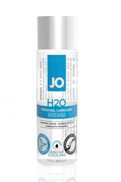 Охлаждающий лубрикант на водной основе JO Personal Lubricant H2O COOLING - 60 мл. - System JO - купить с доставкой в Дзержинске