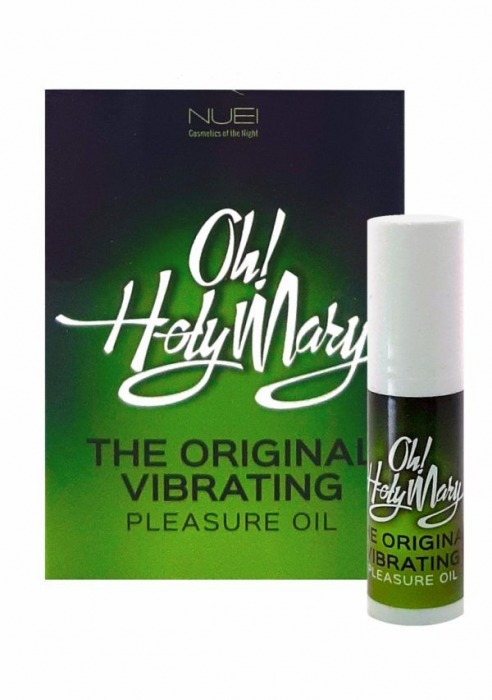 Масло унисекс с эффектом вибрации Oh! Holy Mary - 6 мл. - Nuei cosmetics - купить с доставкой в Дзержинске