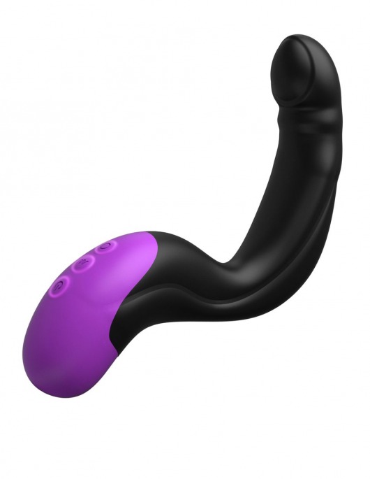 Черно-фиолетовый вибромассажёр простаты Hyper-Pulse P-Spot Massager - Pipedream - в Дзержинске купить с доставкой