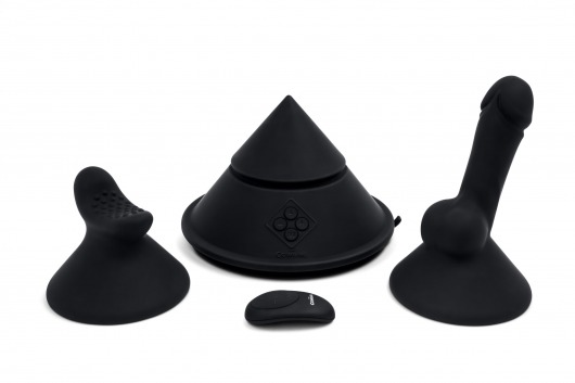 Конусный вибромассажер Cowgirl Cone с 2 насадками - CowGirl - купить с доставкой в Дзержинске