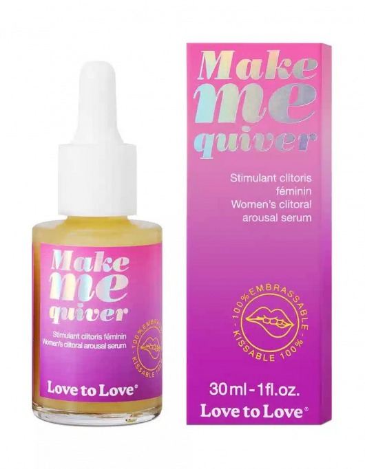 Возбуждающие капли для клитора Make Me Quiver - 30 мл. - Love to Love - купить с доставкой в Дзержинске