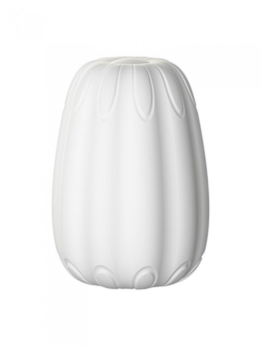 Белый мастурбатор-яйцо Bisedze - LoveStore - в Дзержинске купить с доставкой