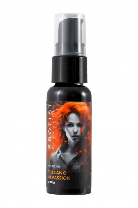 Гель с эффектом вибрации Volcano Of Passion со вкусом вишни - 25 мл. - Erotist Lubricants - купить с доставкой в Дзержинске