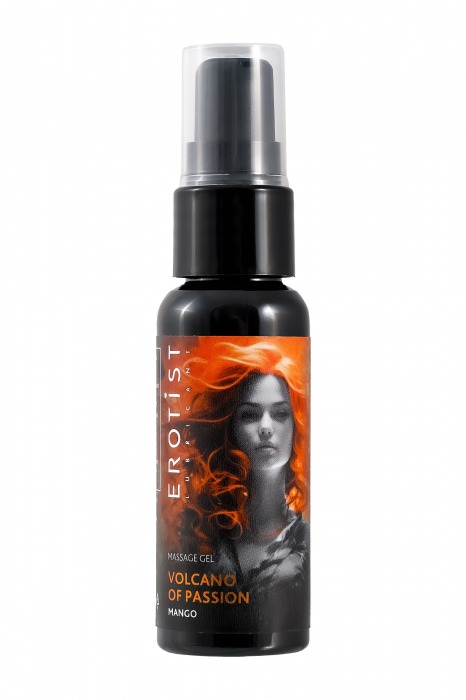 Гель с эффектом вибрации Volcano Of Passion со вкусом манго - 25 мл. - Erotist Lubricants - купить с доставкой в Дзержинске