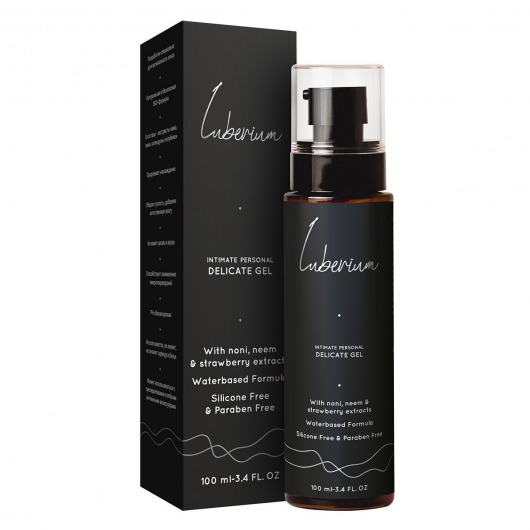 Интимный гель с экстрактами нони, нима и клубники Luberium Delicate Waterbased - 100 мл. - Luberium - купить с доставкой в Дзержинске