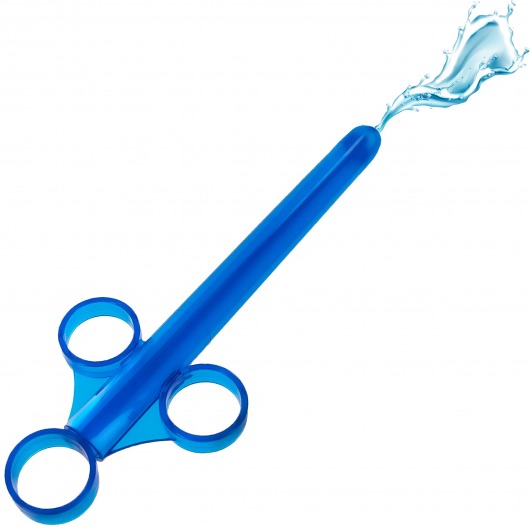 Синий шприц для введения лубриканта XL Lubricant Launcher - XR Brands - купить с доставкой в Дзержинске