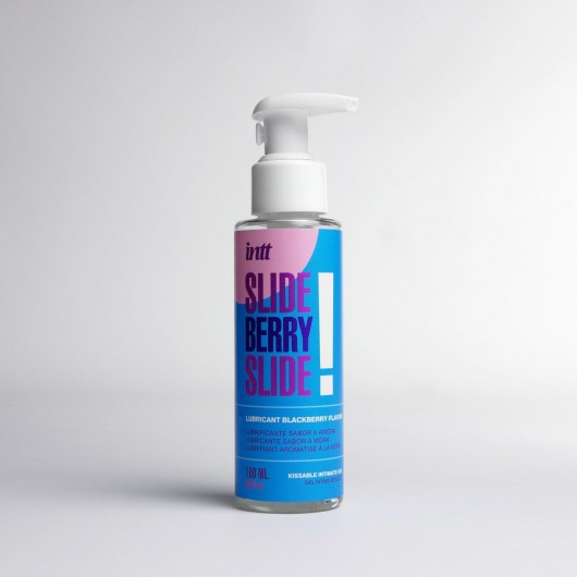 Увлажняющий гель с ароматом ежевики Slide Berry Slide - 100 мл. - INTT - купить с доставкой в Дзержинске