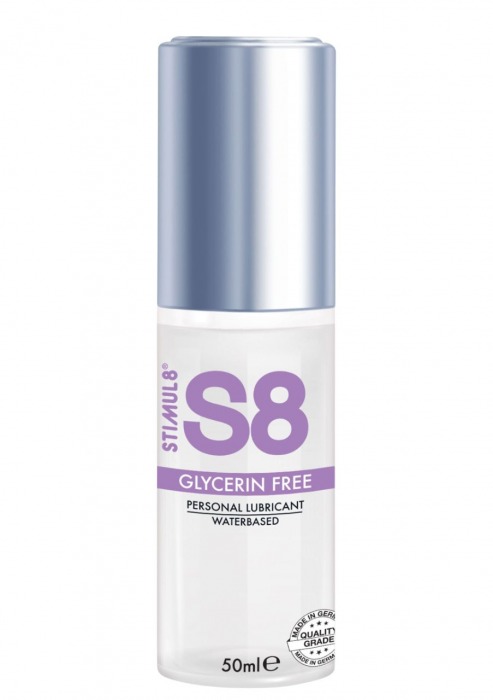 Лубрикант на водной основе S8 Glycerin Free без глицерина - 50 мл. - Stimul8 - купить с доставкой в Дзержинске