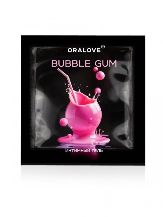 Саше съедобной оральной смазки OraLove с ароматом бабл-гам - 3 гр. - Биоритм - купить с доставкой в Дзержинске